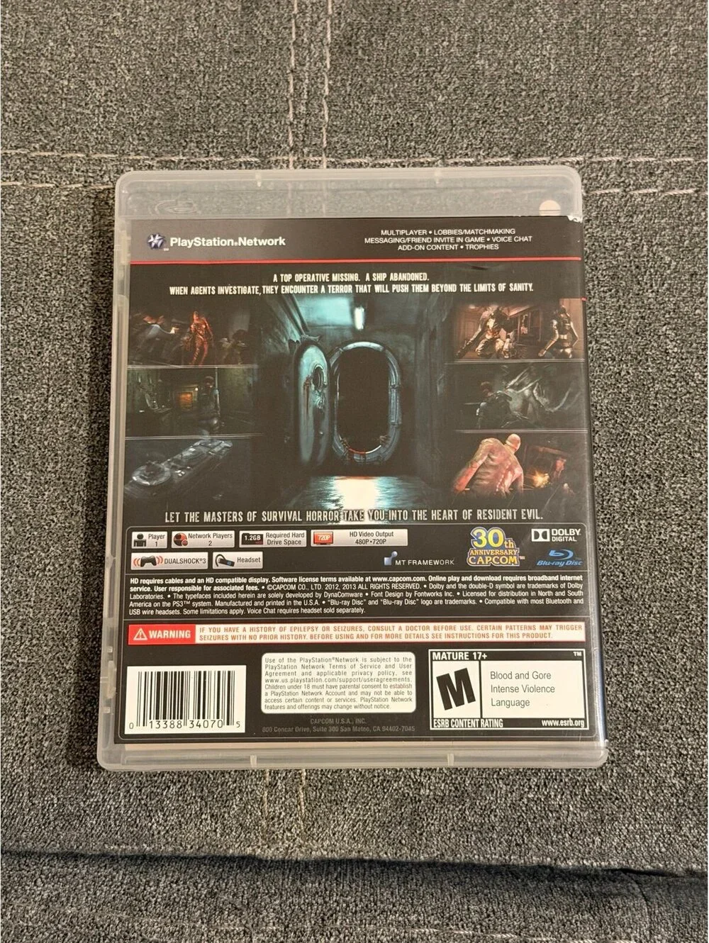Resident Evil Revelations for PlayStation 3